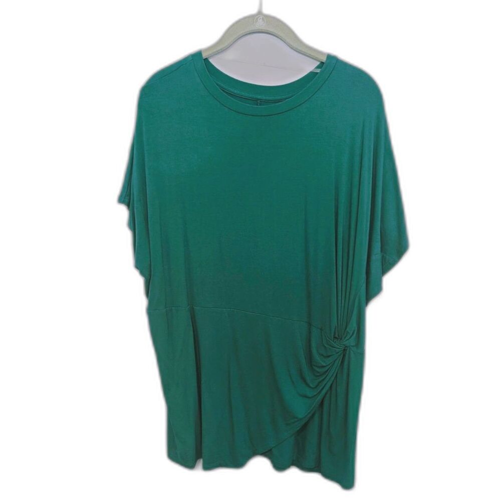 Women's Ava & Viv Blouse Green Size 1X NWOT